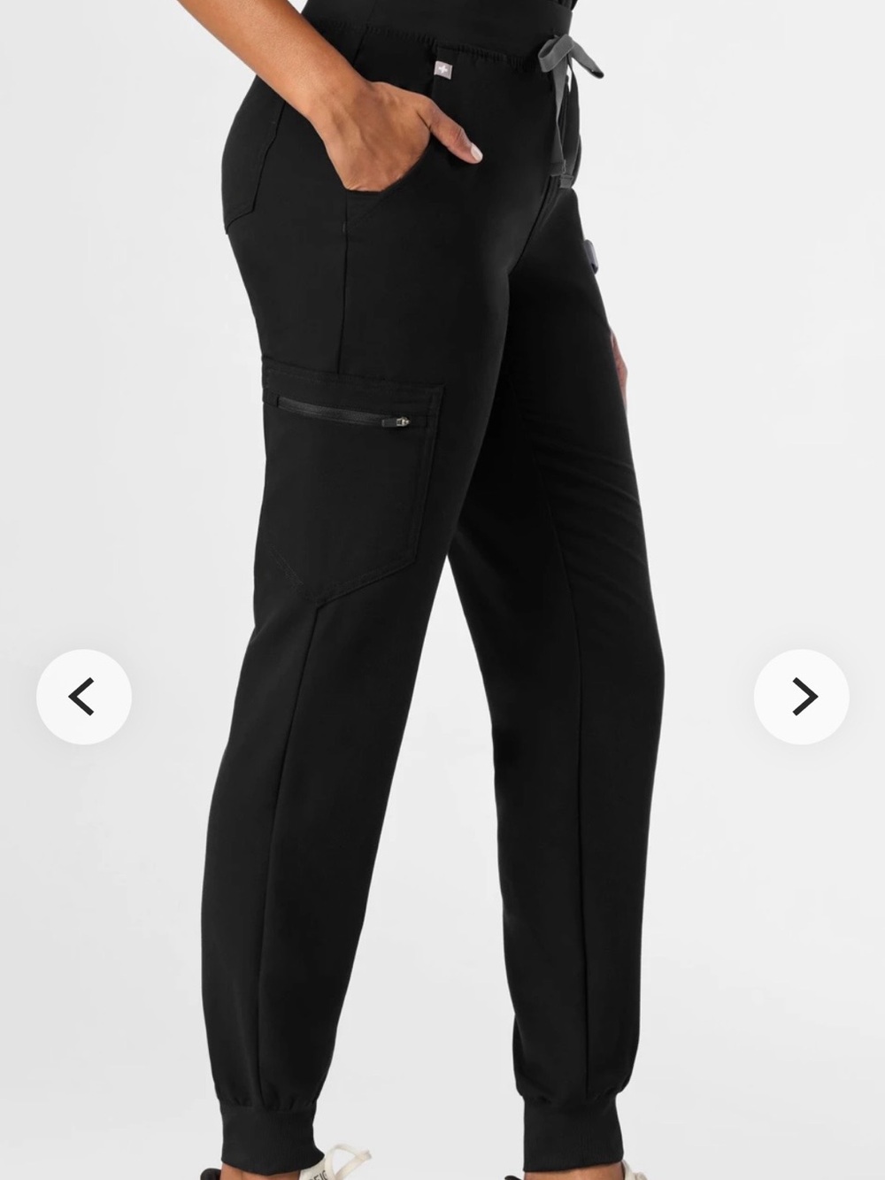 Figs Black Women’s Zamora Tall jogger scrubs pants